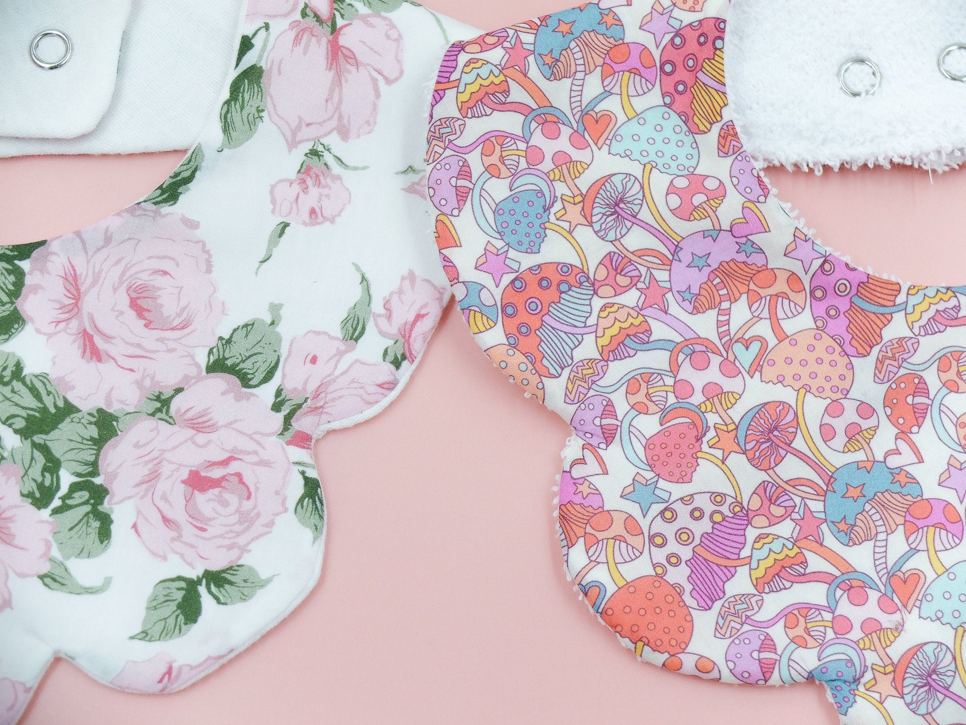 Liberty London Baby Bib Set: Floral Cotton, Organic Cotton
