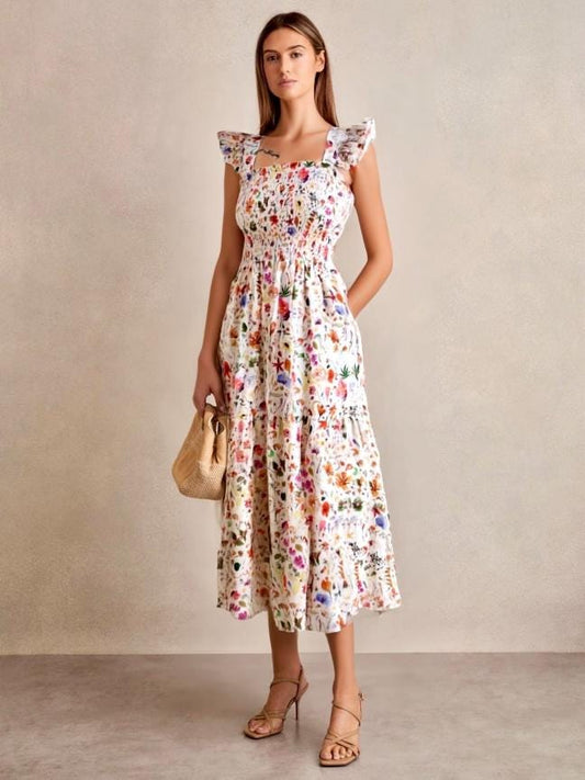 Floral Liberty London Smock Sun Dress