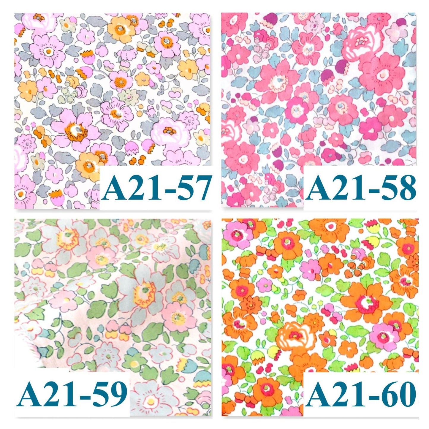 Liberty London Baby Bib Set: Floral Cotton, Organic Cotton