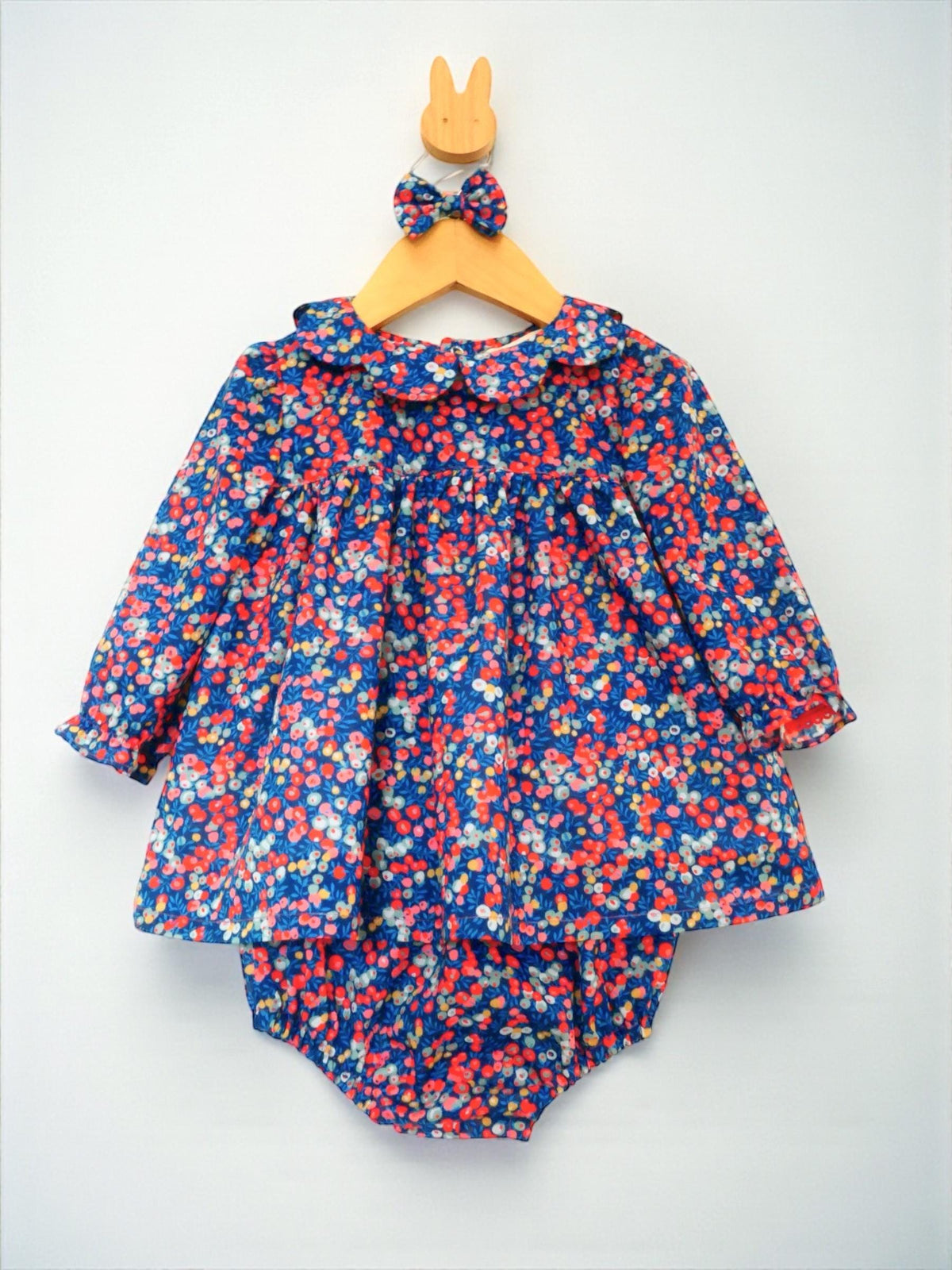 SET 2 Liberty London Baby Floral Top Bloomers Set