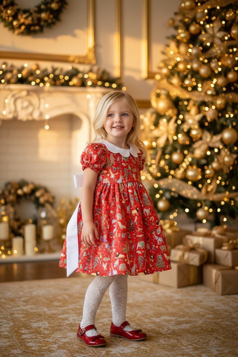 Christmas Liberty London Girl Dress