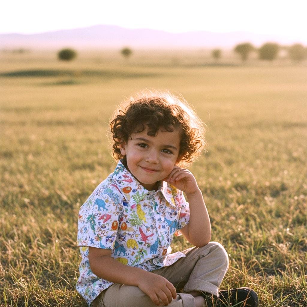 Liberty London Short Sleeve Boy Shirt: Button Up, Cotton Tana Lawn, Floral Print