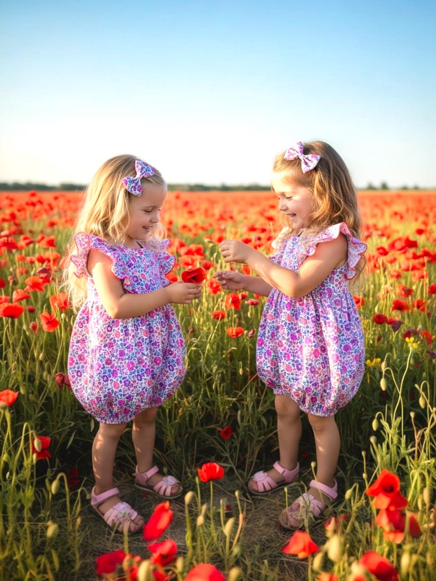 Liberty Print Baby Romper: Floral Cotton Bubble, Newborn Gift