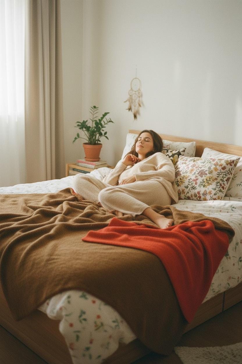Double Sided Hand Knitted Merino Wool Blanket: Big Size Bed Throws, Winter Warm Cover