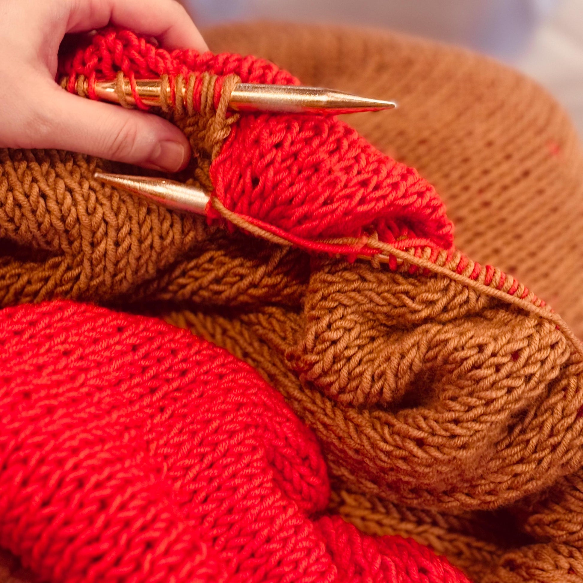 Hand Knitted Merino Wool Blanket: Reversible Bed Throws, Home and Living Decor