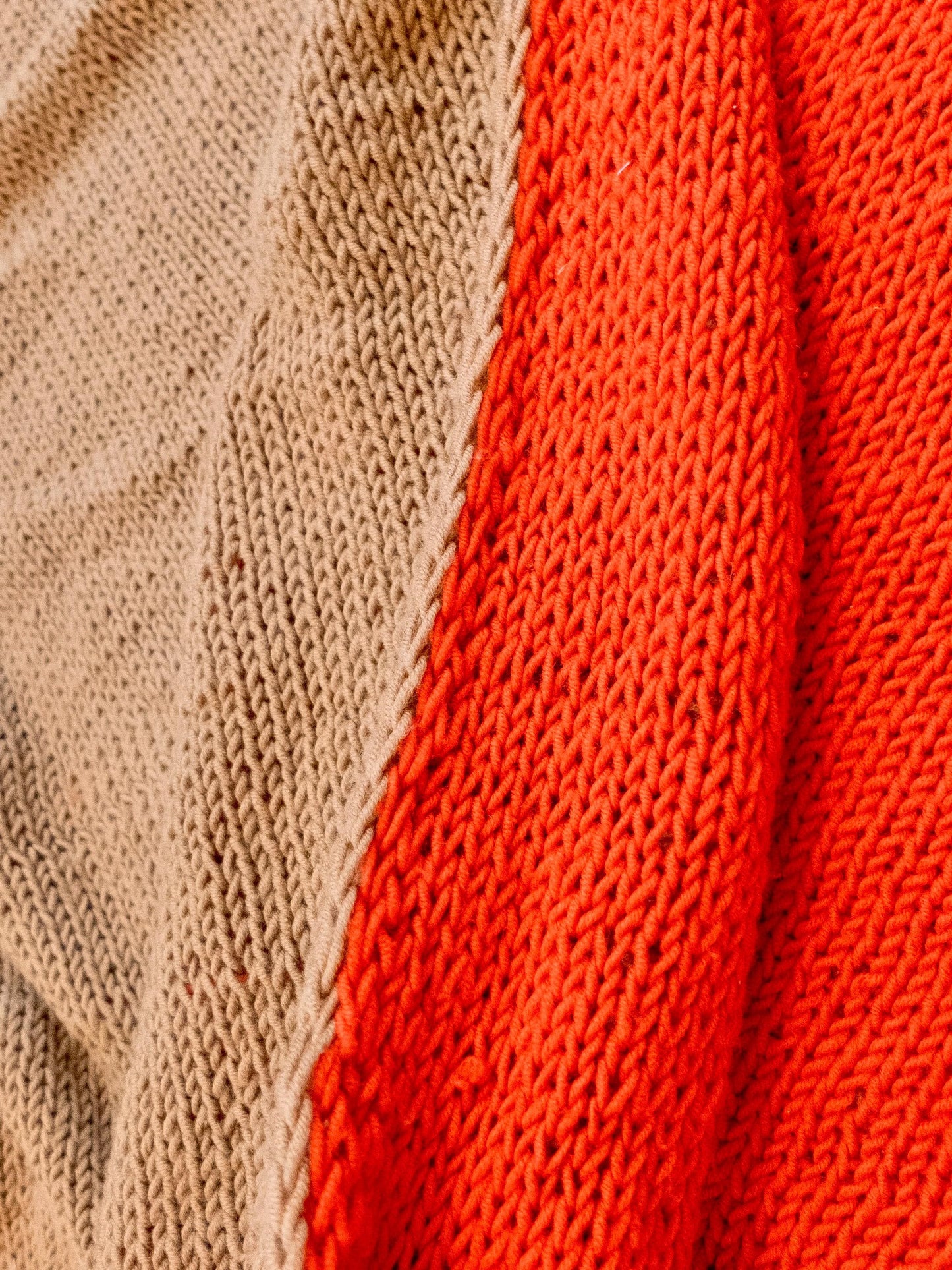 Double Sided Hand Knitted Merino Wool Blanket: Big Size Bed Throws, Winter Warm Cover