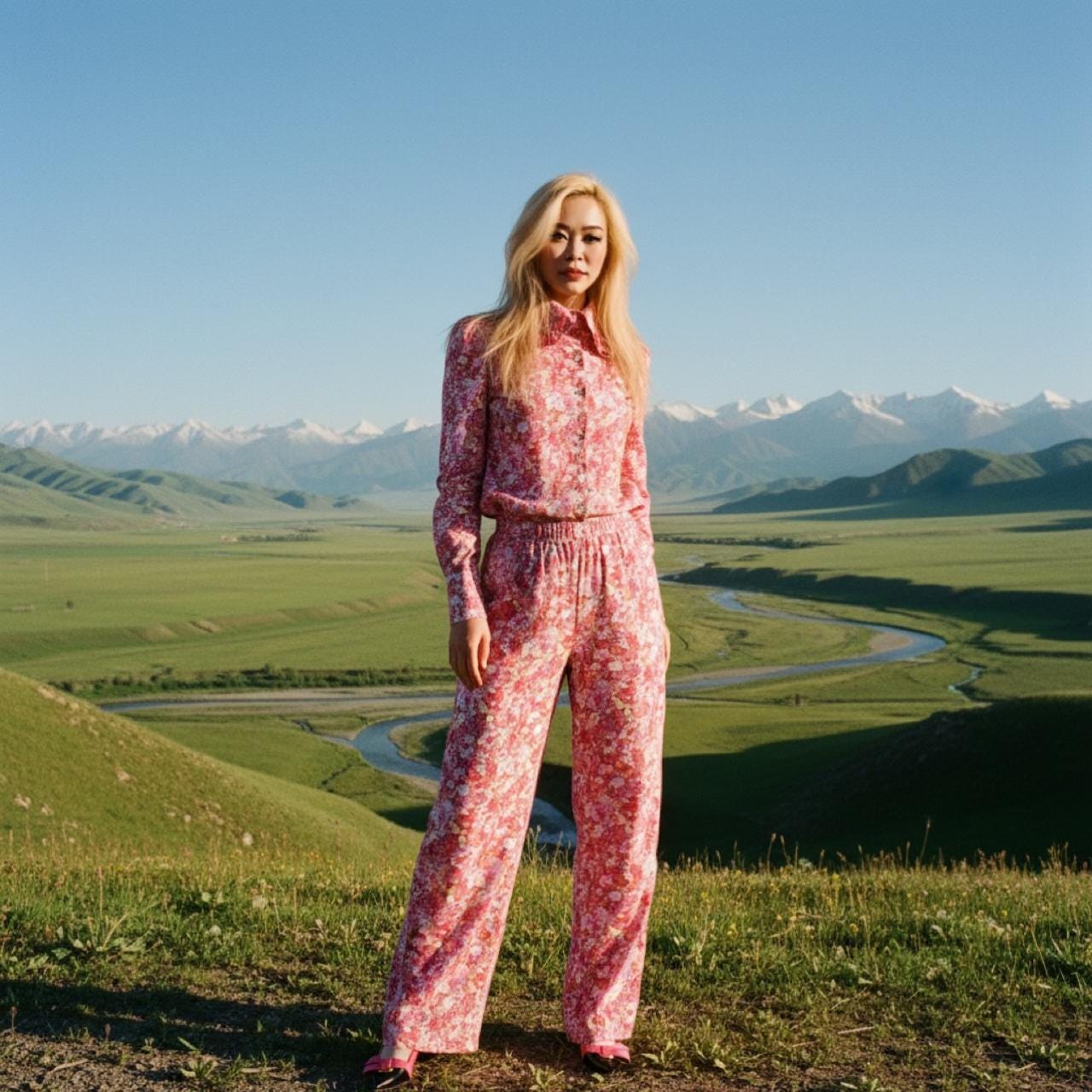 Liberty London Palazzo Pants: Floral Print Wide Leg Cotton Trousers, Ditsy Botanical Lounge Pants