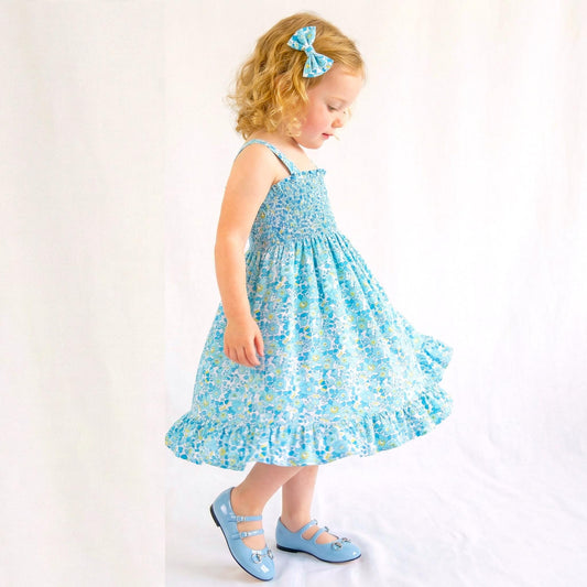 Bubble Long Sleeve Liberty Baby Romper