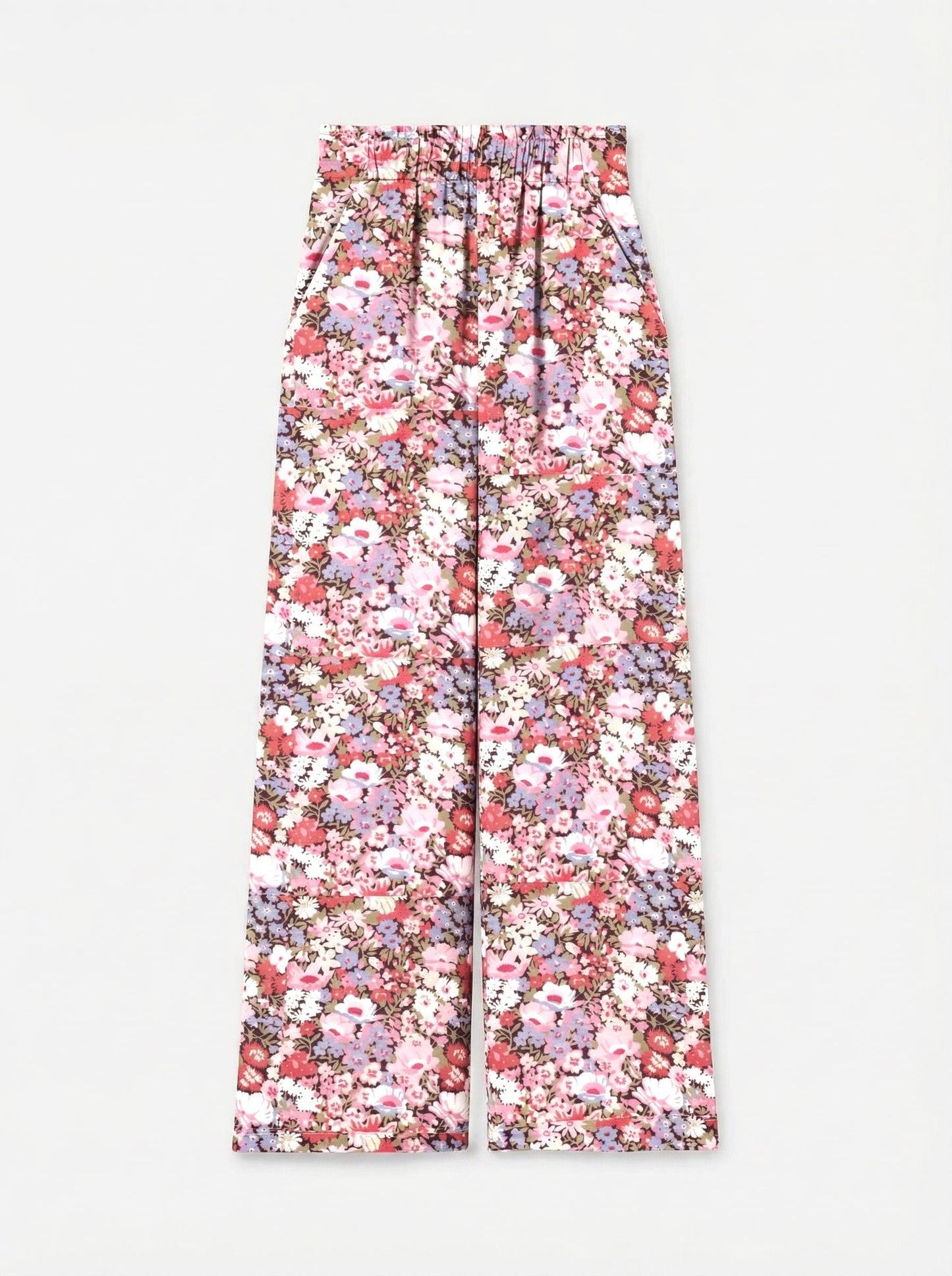 Liberty London Pussy Bow Midi Shirt Dress: Puffy Long Sleeves, Botanical Floral Print