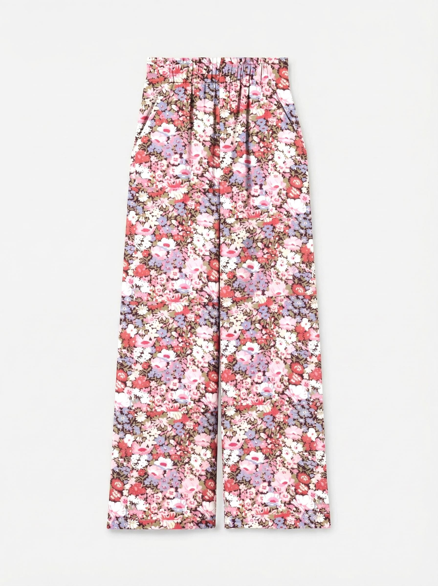 Liberty London Pussy Bow Midi Shirt Dress: Puffy Long Sleeves, Botanical Floral Print