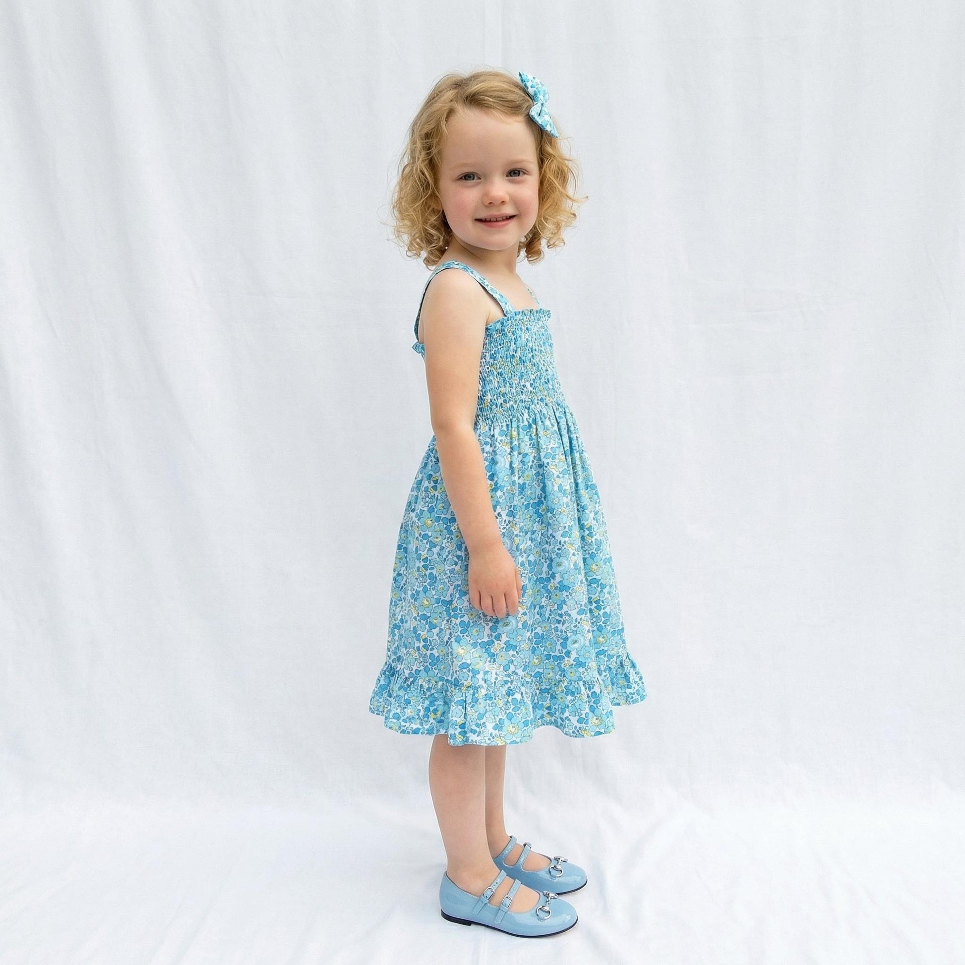 Bubble Long Sleeve Liberty Baby Romper