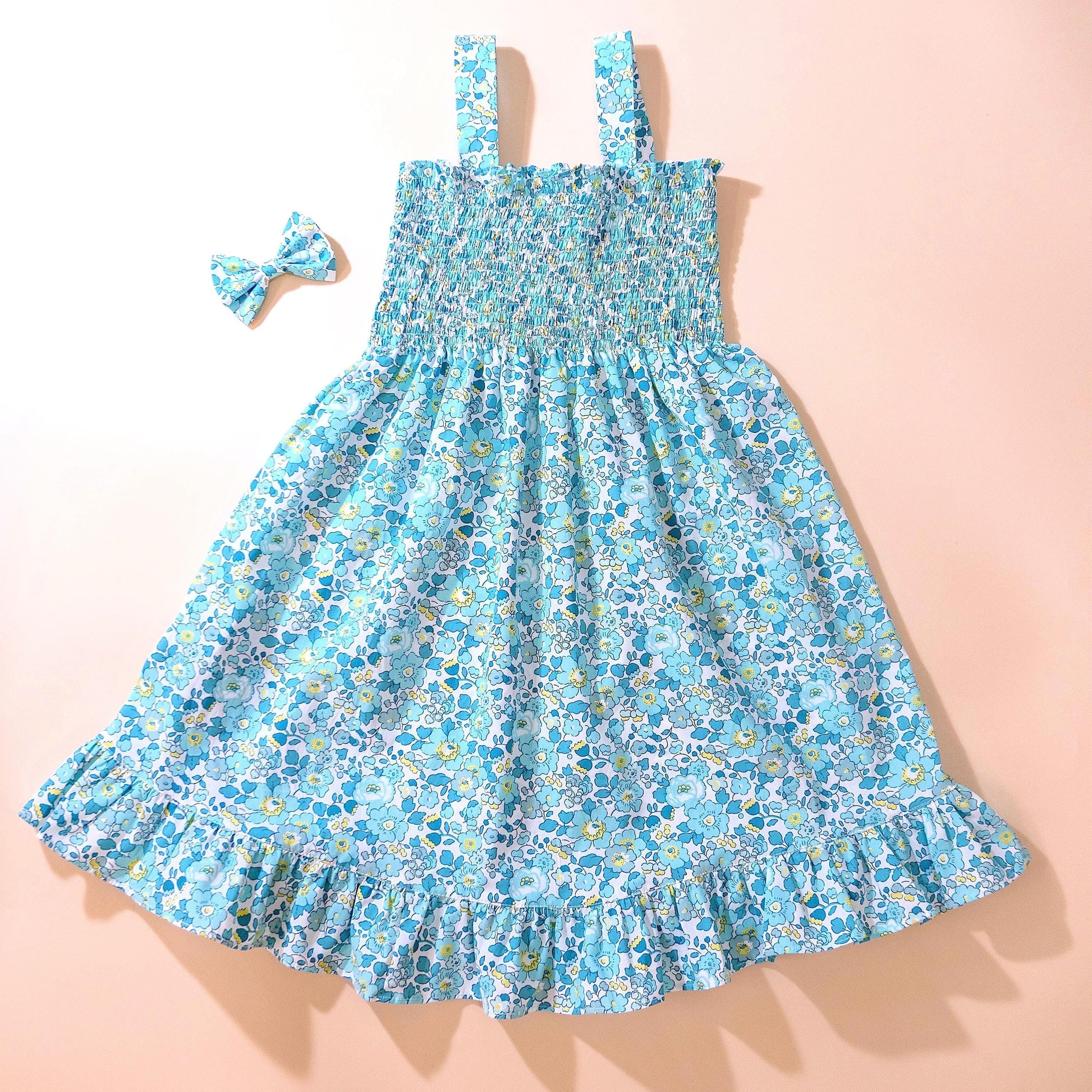 Bubble Long Sleeve Liberty Baby Romper
