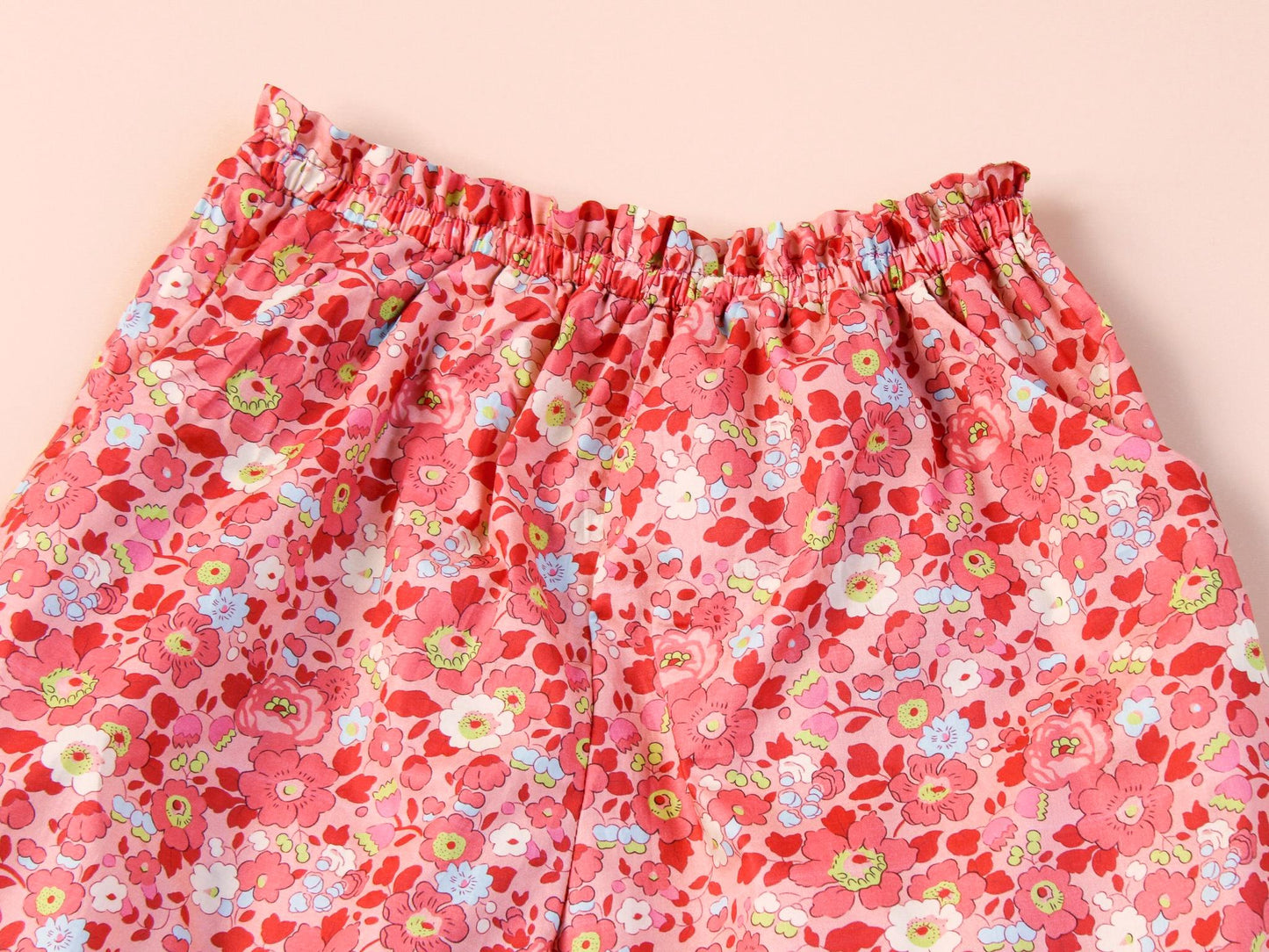 Liberty London Pants: Ditsy Floral Print, Cotton Trousers