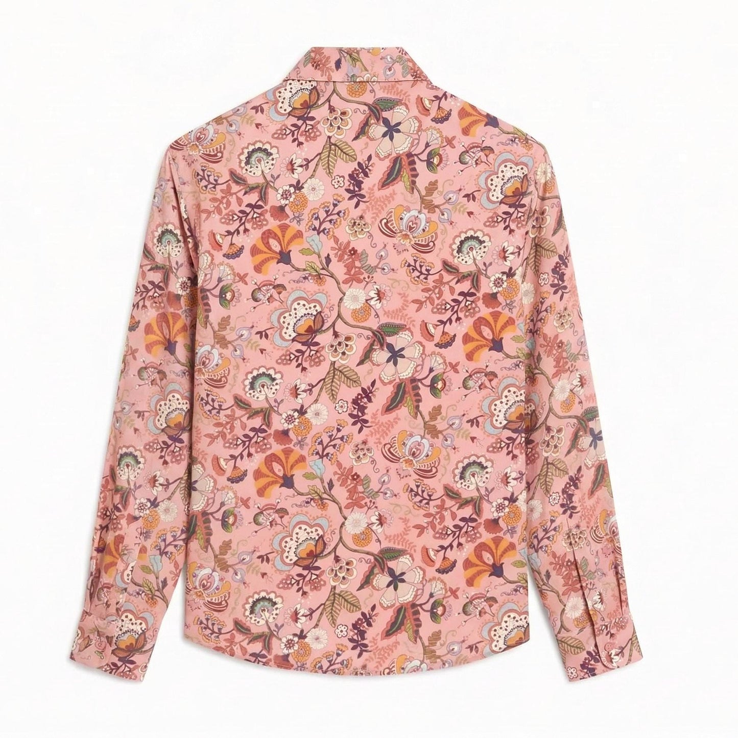 Liberty London Pussy Bow Long-sleeved Business Dress Shirt, Personalised Botanical Handmade Clothing, Sustainable Womenswear