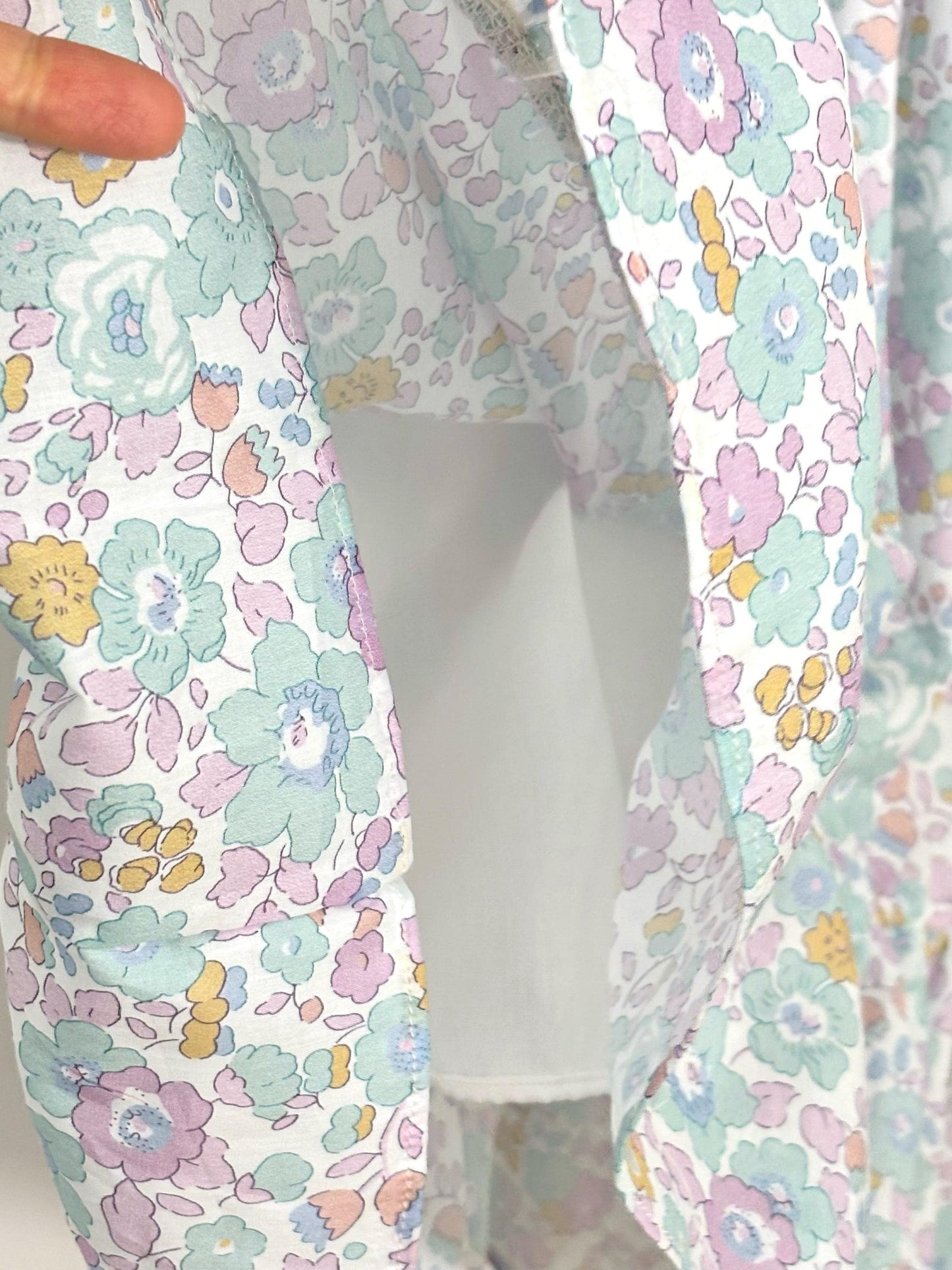 Liberty London Smock Shirred Sundress, Personalised Handmade Cotton Clothing, Customised Sustainable Children-wear, Botanical Dress