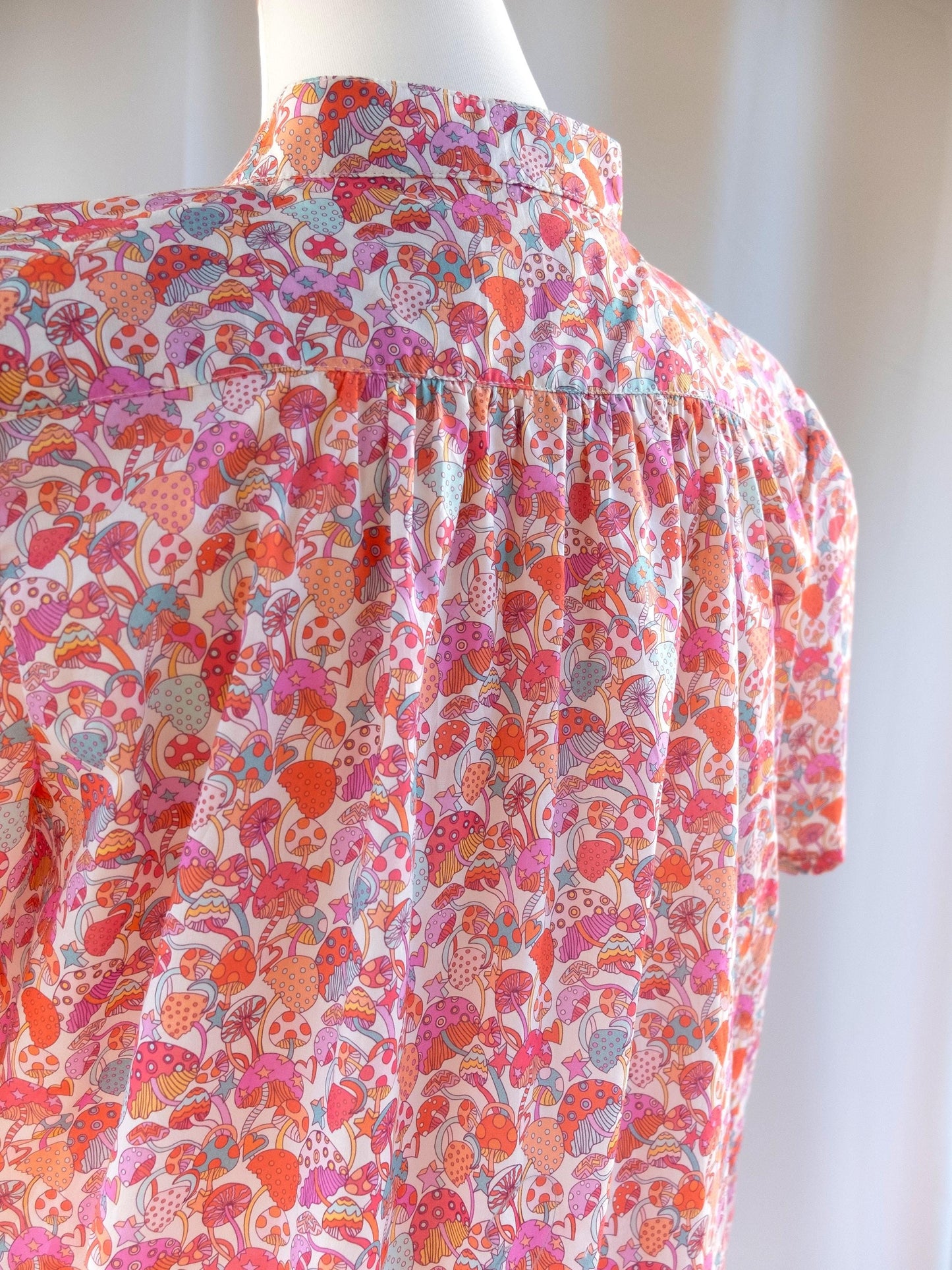 Liberty London Loungewear Clothing, Handmade Botanical Cotton Womenswear, Personalised Homewear, Customised Blouse Palazzo Trousers
