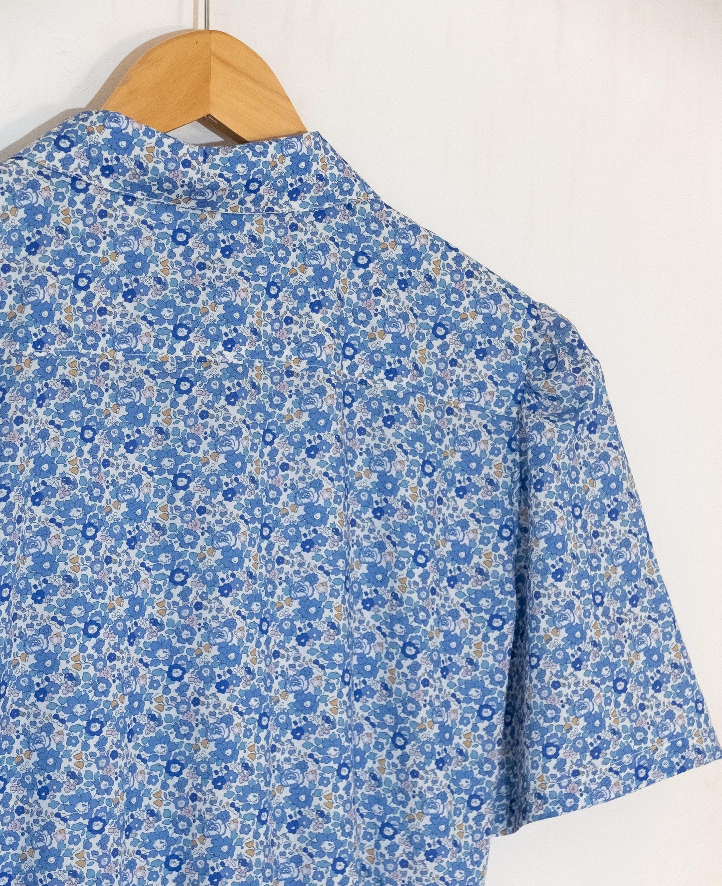 Liberty London Peter Pan Collared Shirtdress, Handmade Personalised Botanical Dress, Sustainable Customised Clothing, Cotton Womenswear