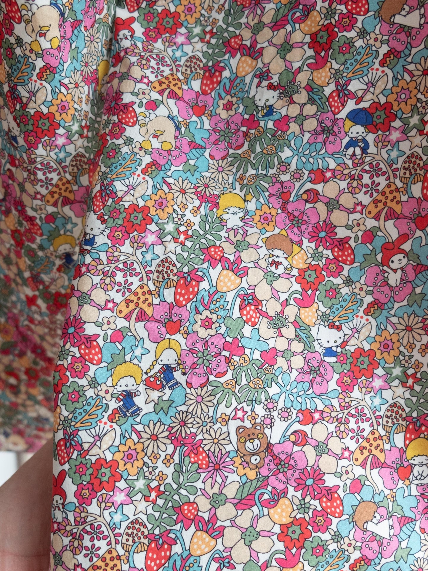 Liberty London Kimono Pop-Up Shirt, Long-sleeved Collared Top, Personalised Sustainable Clothing, Botanical Cotton Womenswear