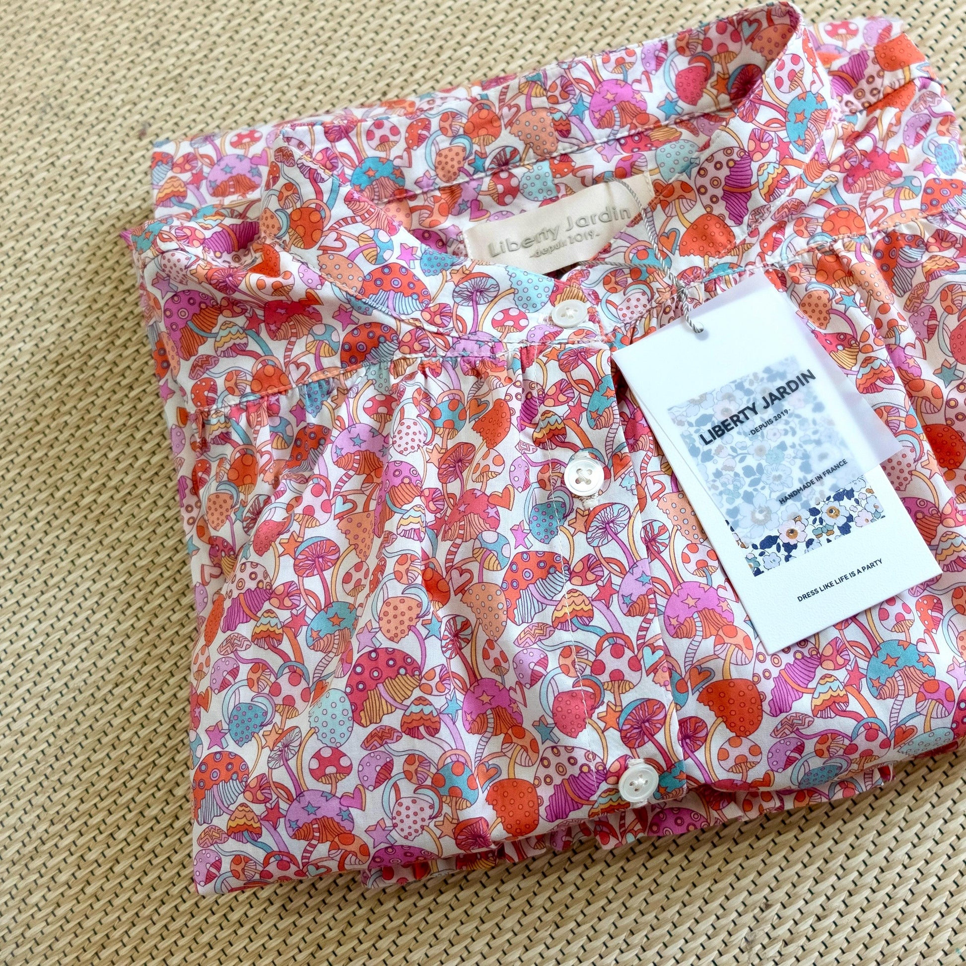 Liberty London Loungewear Clothing, Handmade Botanical Cotton Womenswear, Personalised Homewear, Customised Blouse Palazzo Trousers