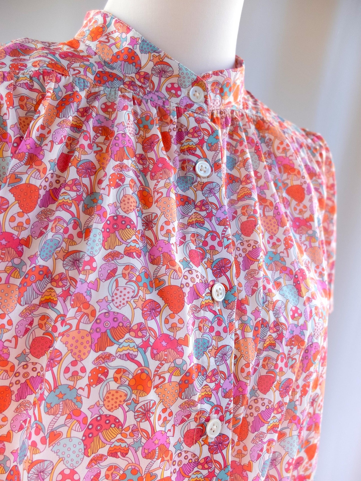 Liberty London Loungewear Clothing, Handmade Botanical Cotton Womenswear, Personalised Homewear, Customised Blouse Palazzo Trousers