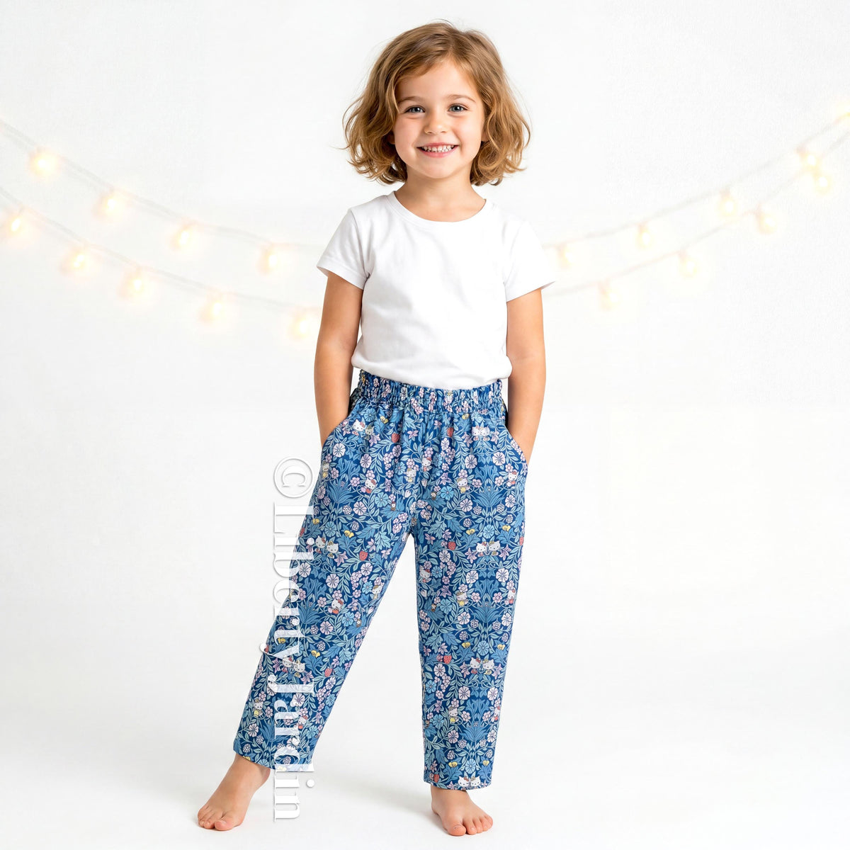 Liberty London Tapper Pants, Handmade Ethical Clothing, Customised Cotton Trousers, Sustainable Tailoring Outfit, Personalised Clothing