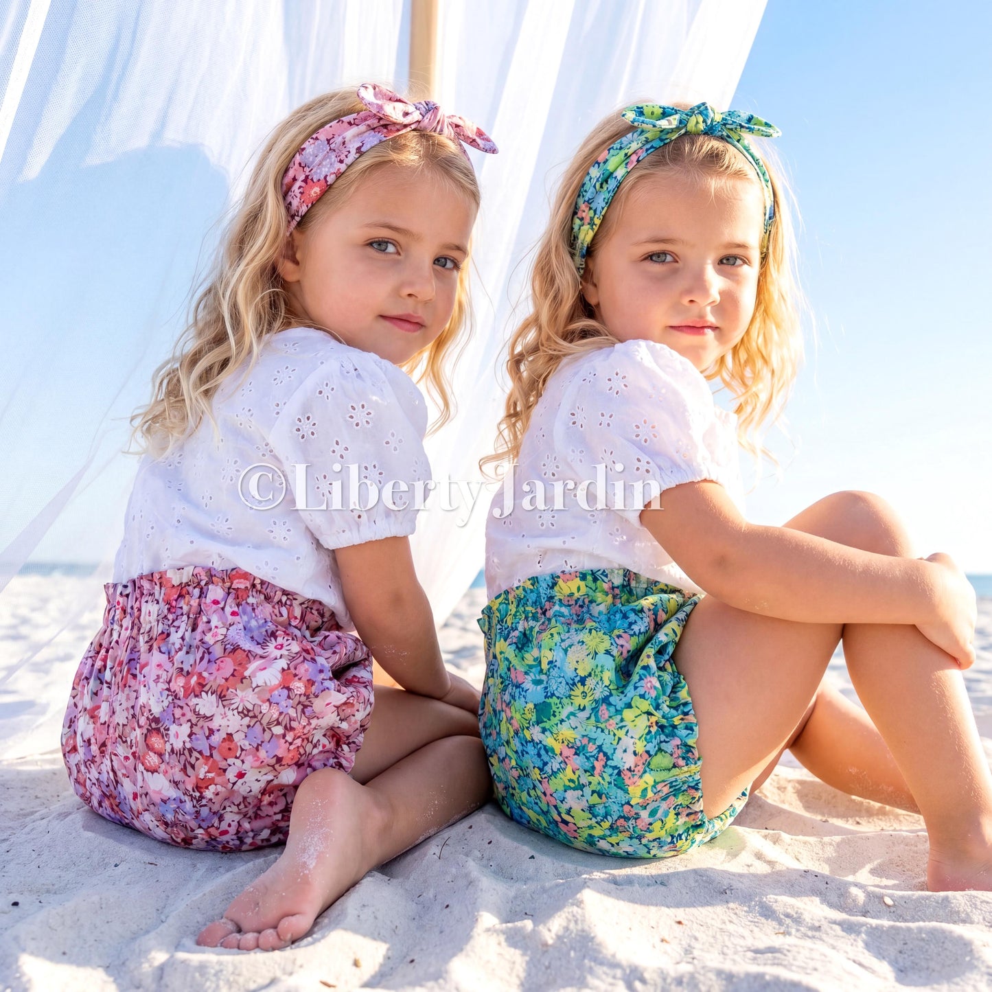 Liberty London Bloomer, Handmade Nappy Cover, Botanical Flower Shorts, Sustainable Cotton Children Clothing, Personalised Outfits