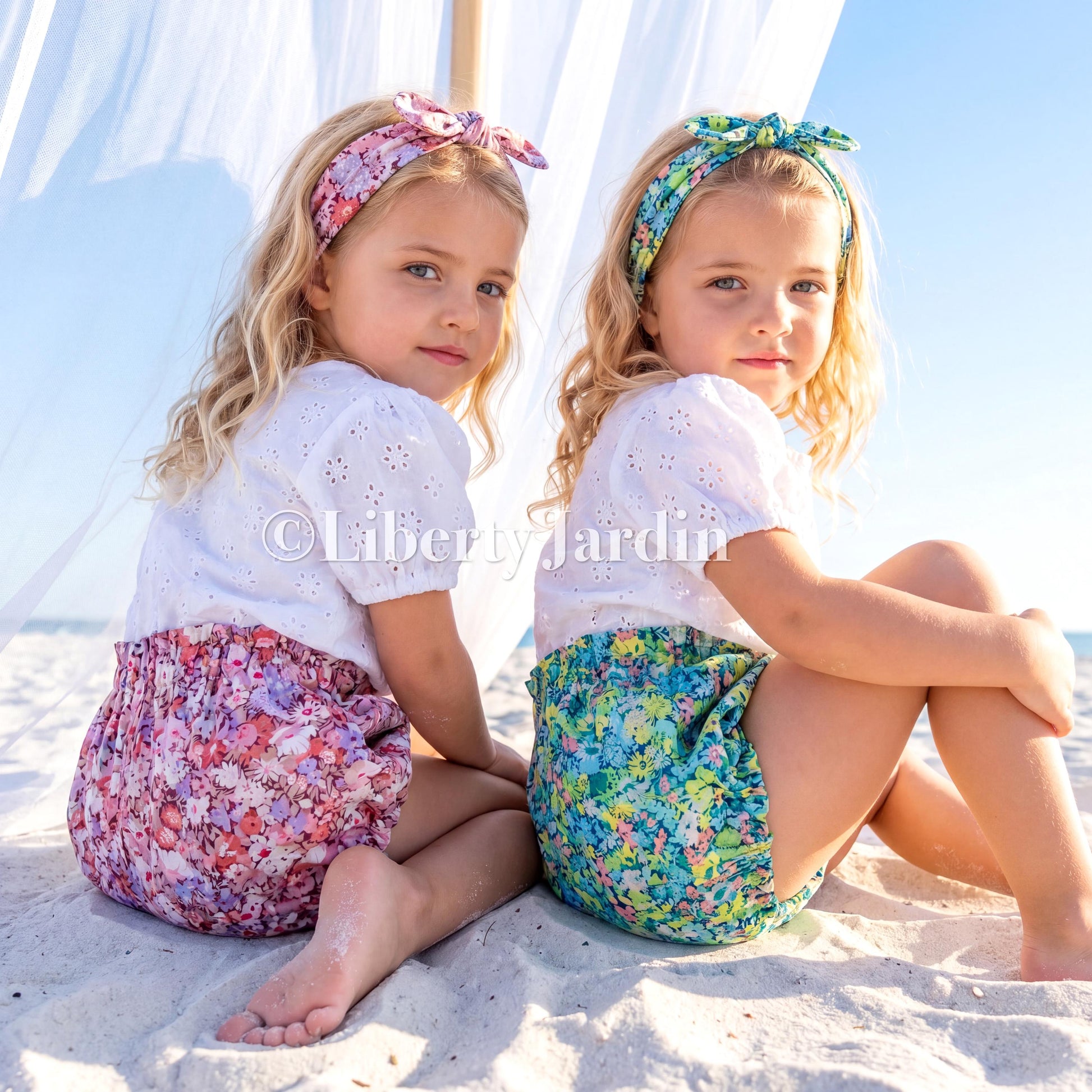 Liberty London Bloomer, Handmade Nappy Cover, Botanical Flower Shorts, Sustainable Cotton Children Clothing, Personalised Outfits