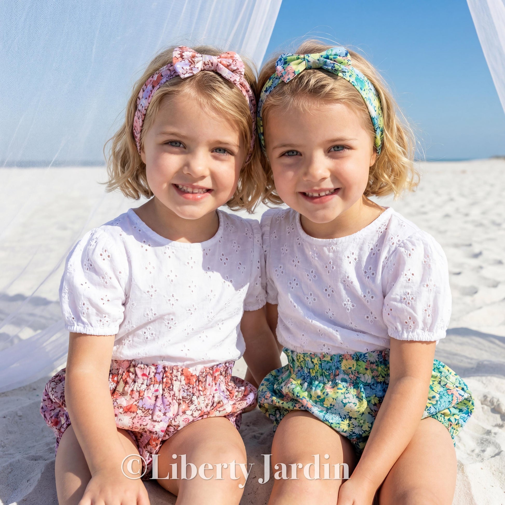 Liberty London Bloomer, Handmade Nappy Cover, Botanical Flower Shorts, Sustainable Cotton Children Clothing, Personalised Outfits