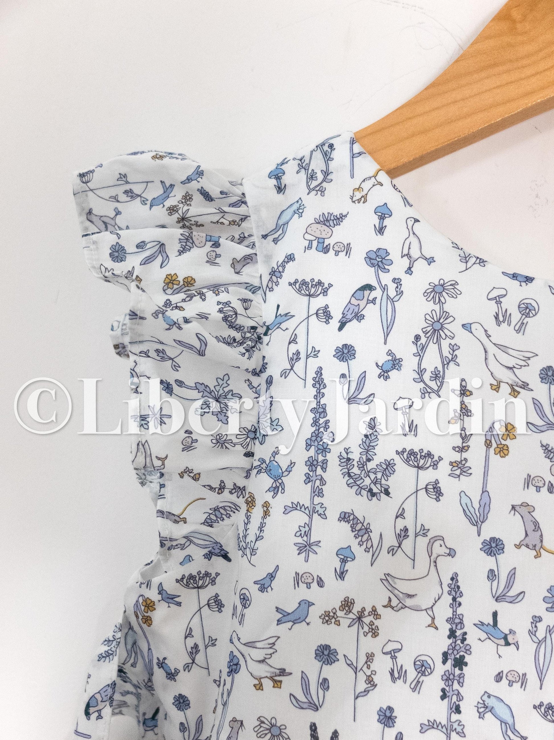 Liberty London Flower Girl Dress, Heirloom Handmade Tailoring Clothing, Personalised Customised Outfits, Sleeveless Open Back Cotton Dress