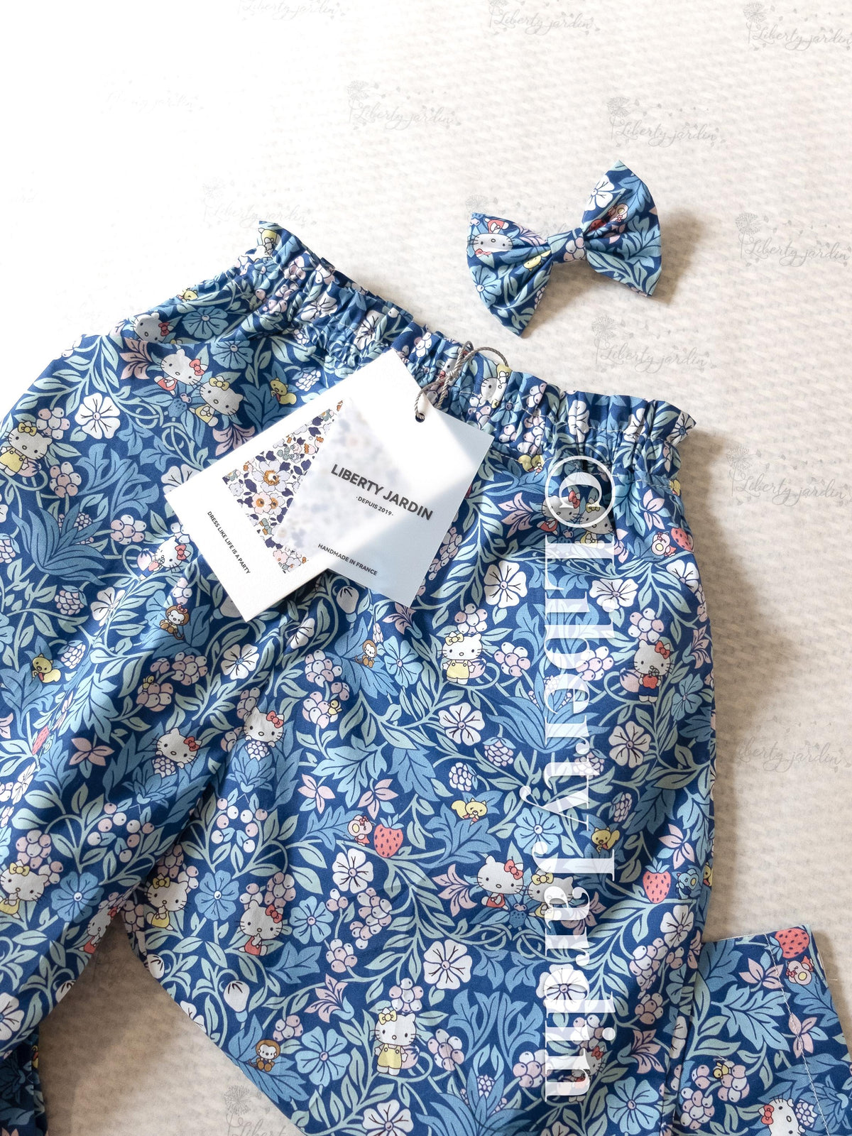 Liberty London Tapper Pants, Handmade Ethical Clothing, Customised Cotton Trousers, Sustainable Tailoring Outfit, Personalised Clothing