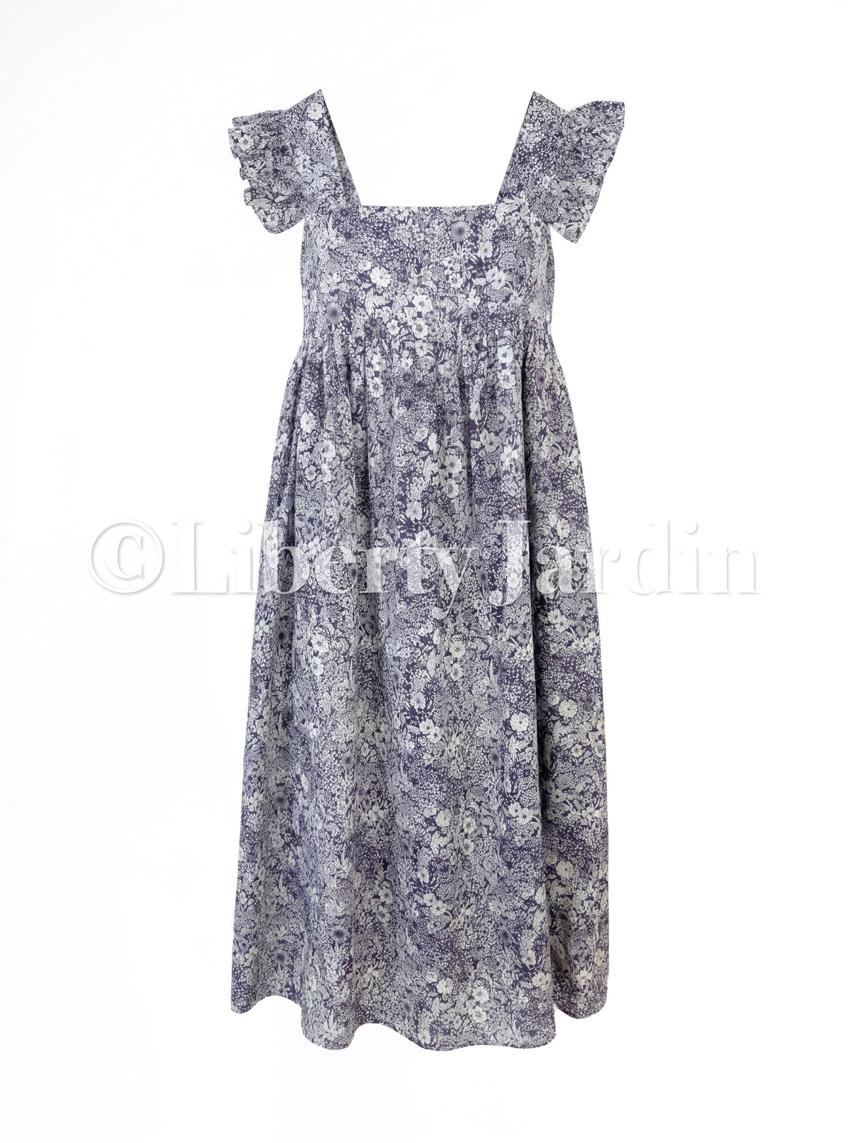 Liberty London Smock Sleeveless Sundress, Milkmaid Cottage Dress, Botanical Handmade Clothing, Bespoke Customised Womenswear,