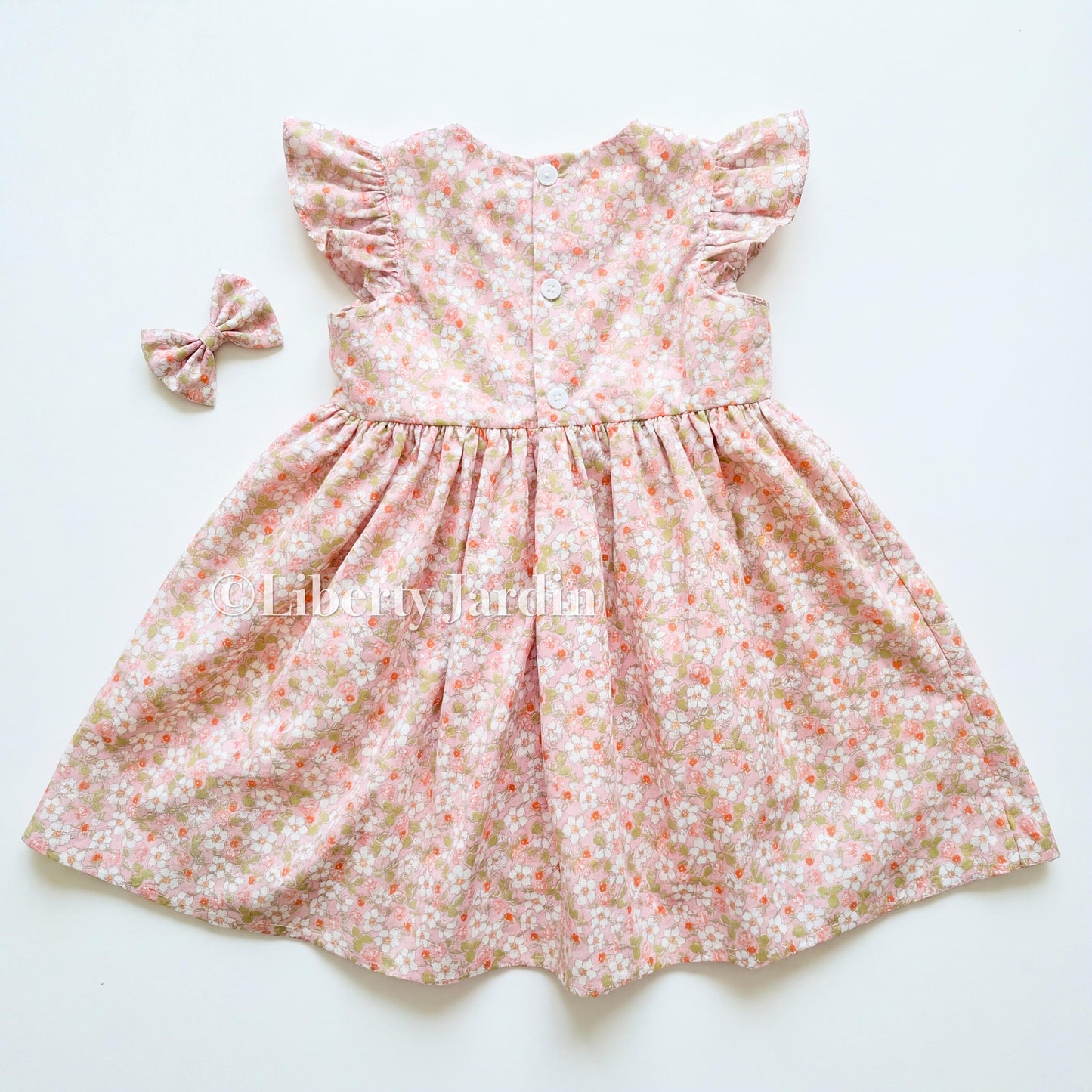 Liberty London Sleeveless Sundress, Handmade Children Clothing, Wedding Flower Girl Dress, Christening Baptism Gown, Special Occasion Outfit