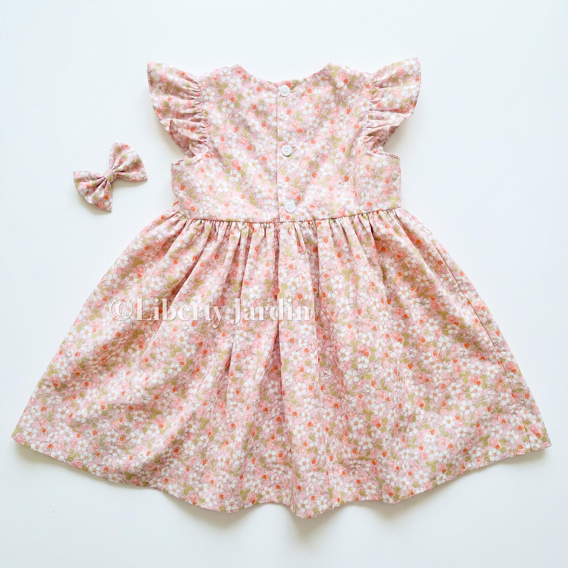 Liberty London Sleeveless Sundress, Handmade Children Clothing, Wedding Flower Girl Dress, Christening Baptism Gown, Special Occasion Outfit