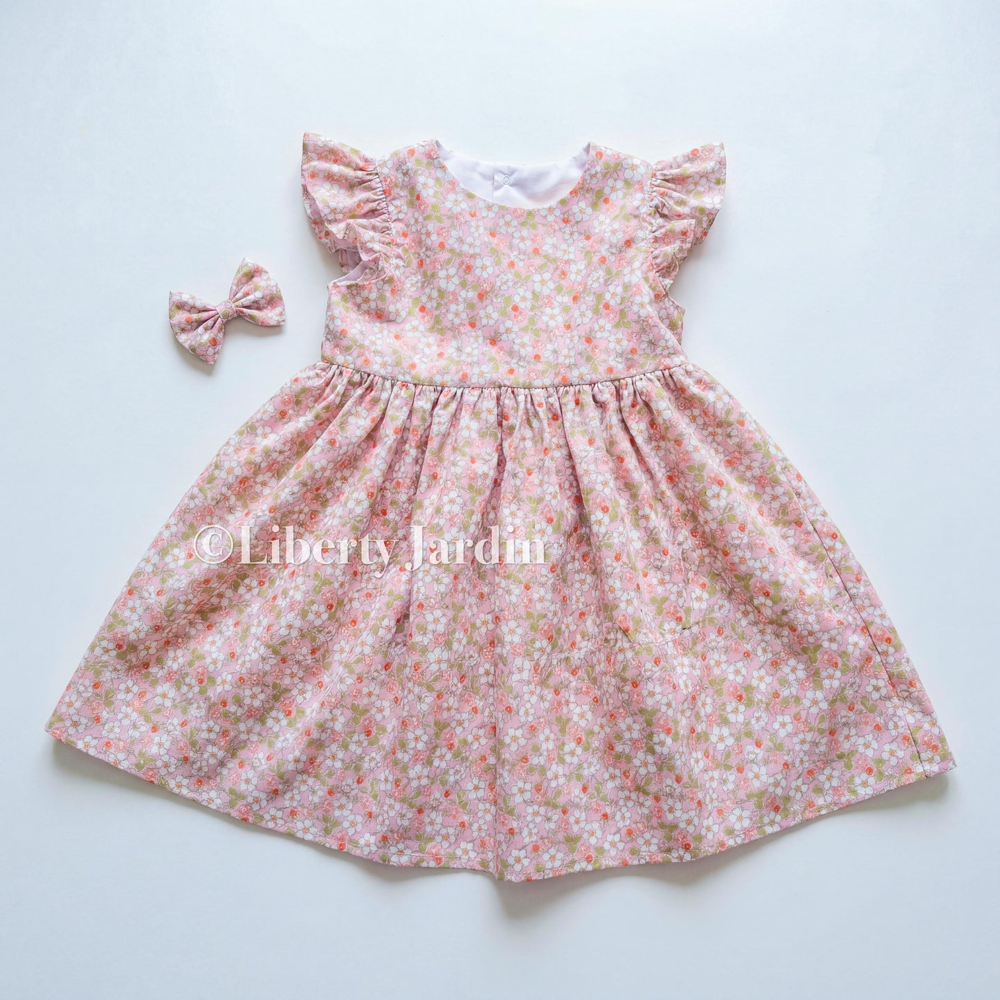 Liberty London Sleeveless Sundress, Handmade Children Clothing, Wedding Flower Girl Dress, Christening Baptism Gown, Special Occasion Outfit