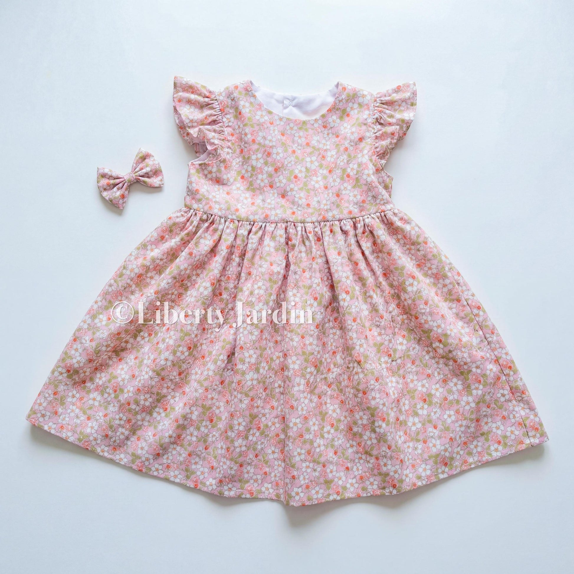 Liberty London Sleeveless Sundress, Handmade Children Clothing, Wedding Flower Girl Dress, Christening Baptism Gown, Special Occasion Outfit