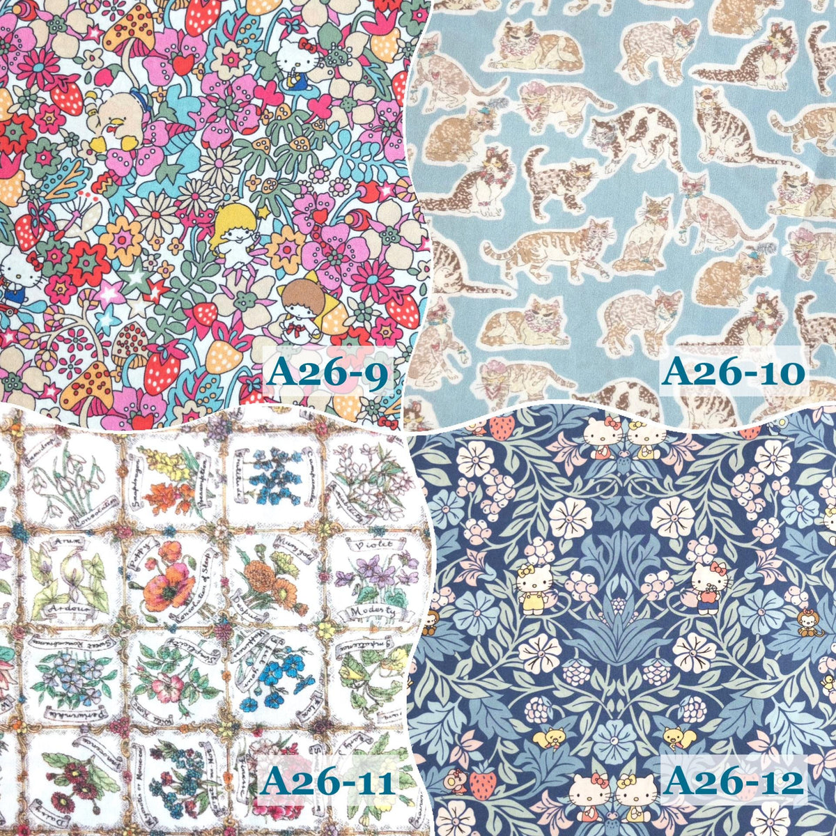 Peter Pan Collar Blouse Made With Liberty London Fabric, Short Sleeves, Botanical Floral Print