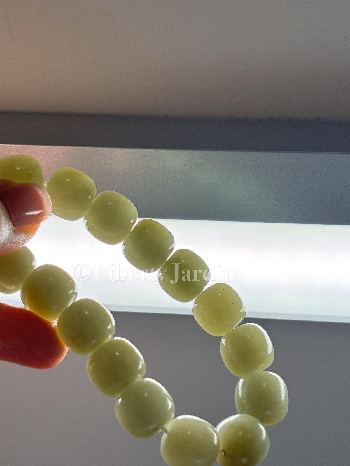 Natural Nephrite Jade Bracelet, Untreated Seed Stone Gemstone Jewellery, Beaded Bracelet, Sustainable Handmade Accessories