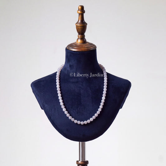 Luxury Natural Nephrite Jade Necklace, Anniversary Special Occasion, Gemstone Jewellery, Icy Stone Handmade Accessories