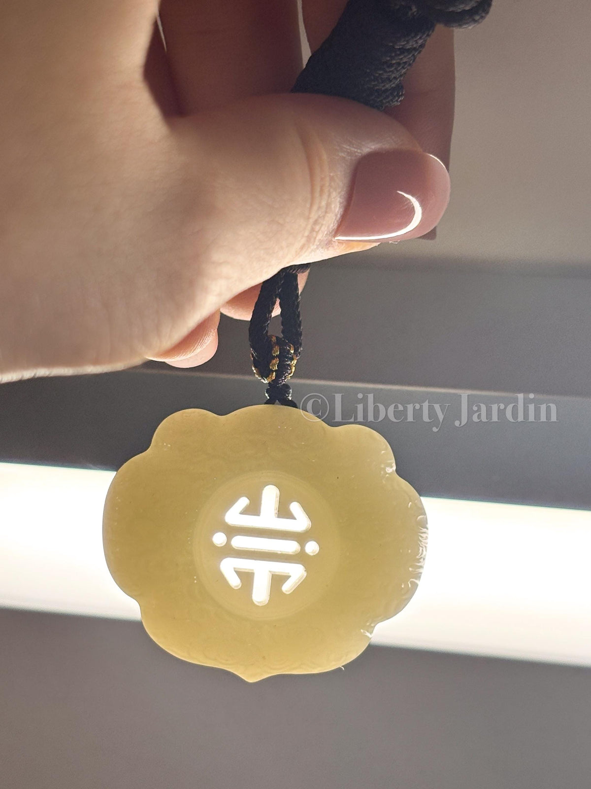 Large Natural Nephrite Pendant Necklace, Lucky Charm Prosperity, Handmade Sustainable Jewellery, Untreated Certified Stone