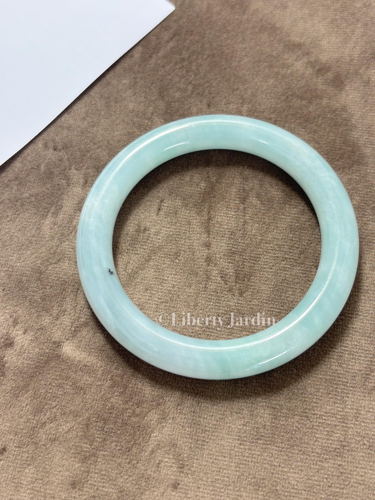 Jadeite 55mm Bangle, Natural Non-treated Gemstone, A-type Myanmar Jade Bracelet, Sustainable Heirloom Gemstone Jewellery