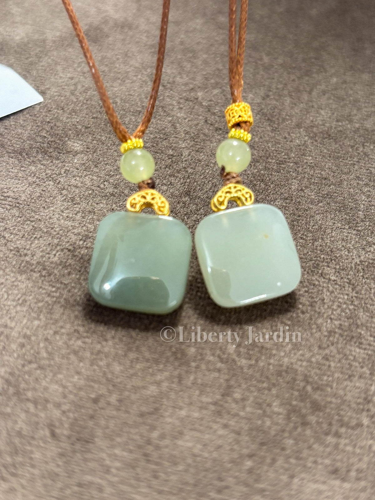 Natural Nephrite Jade Pendant, Gemstone Necklace, Handmade Accessories, Sustainable Handmade Jewellery, Non-treated Certified Stone