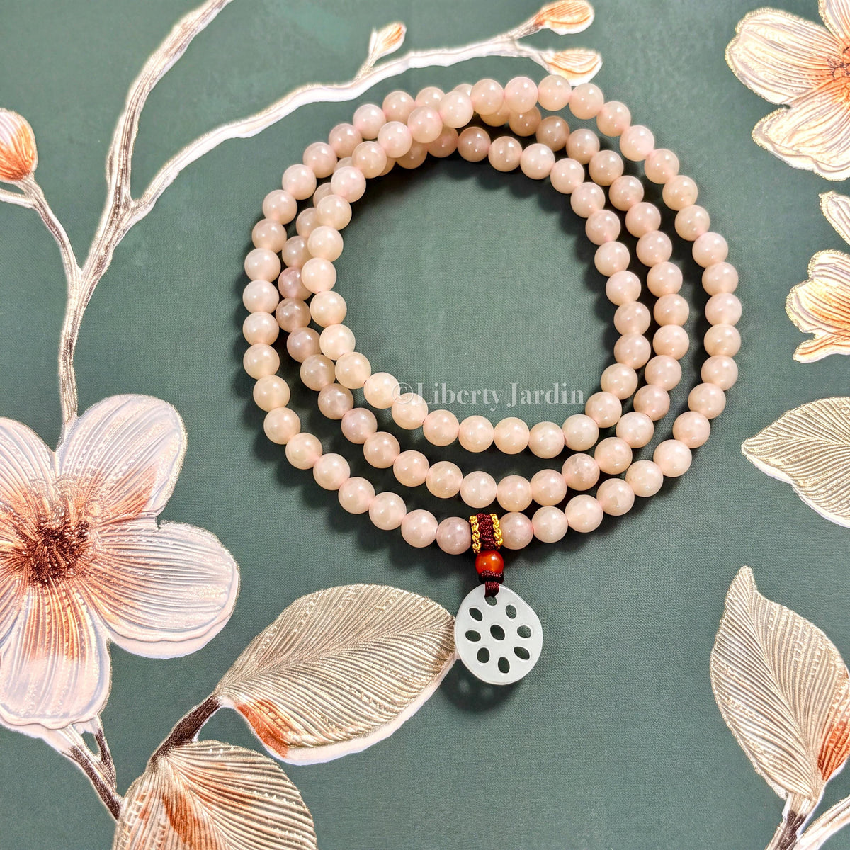 Pastel Beige Natural Nephrite Bracelet, Beaded Necklace Accessories, Sustainable Accessories, Precious Gemstone, Handmade Jewellery