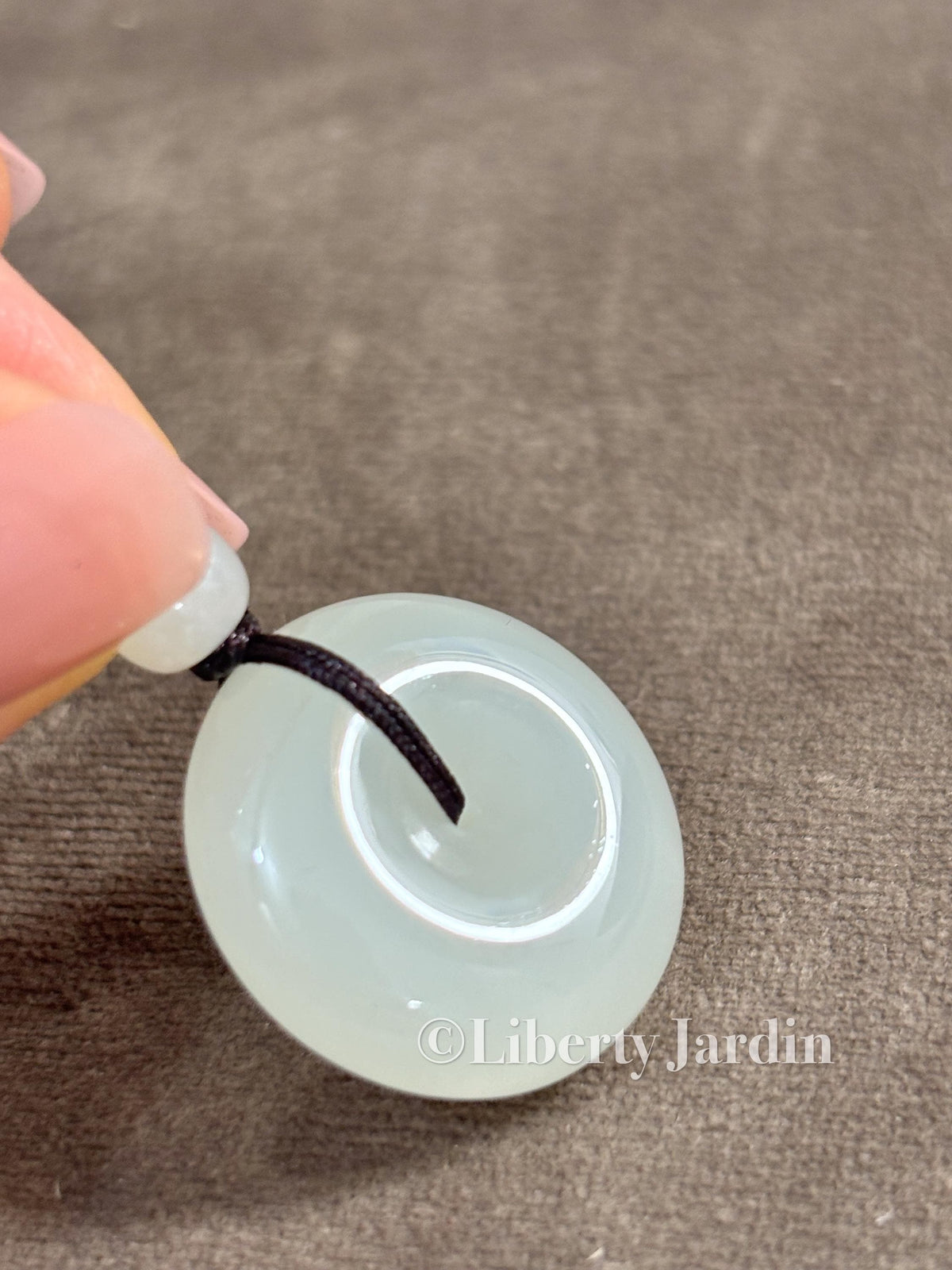 Natural Nephrite Pendant Necklace, Lucky Charm Prosperity, Handmade Sustainable Accessories, Untreated Certified Stone Jewellery