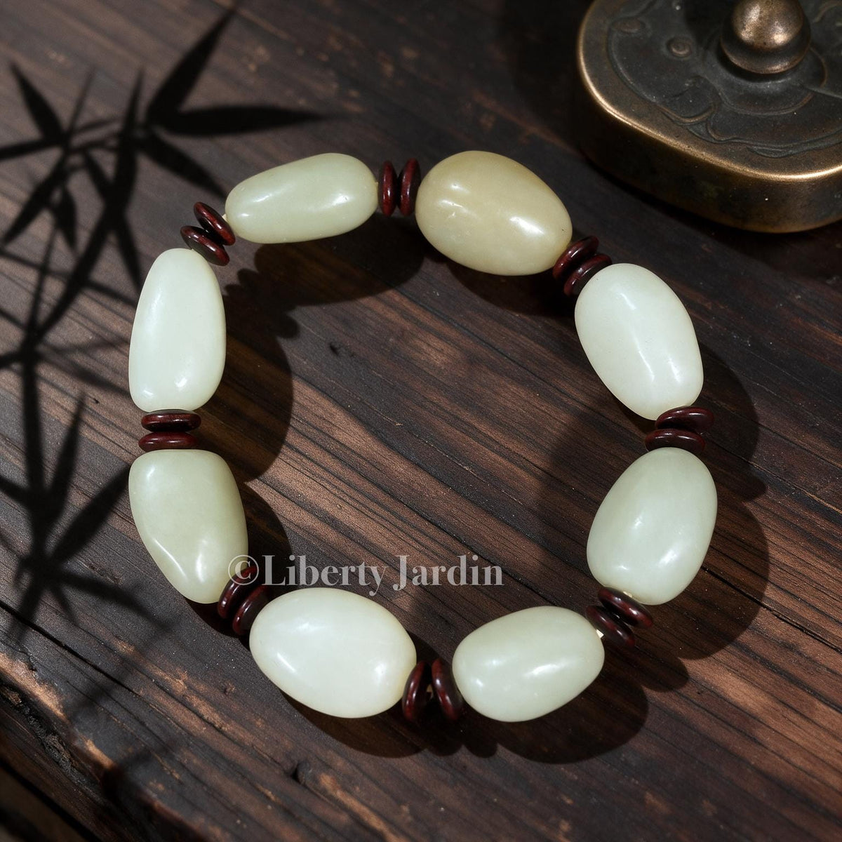 Seed Jade Natural Nephrite, Untreated Men Women Gemstone Jewellery, Beaded Bracelet, Sustainable Handmade Accessories