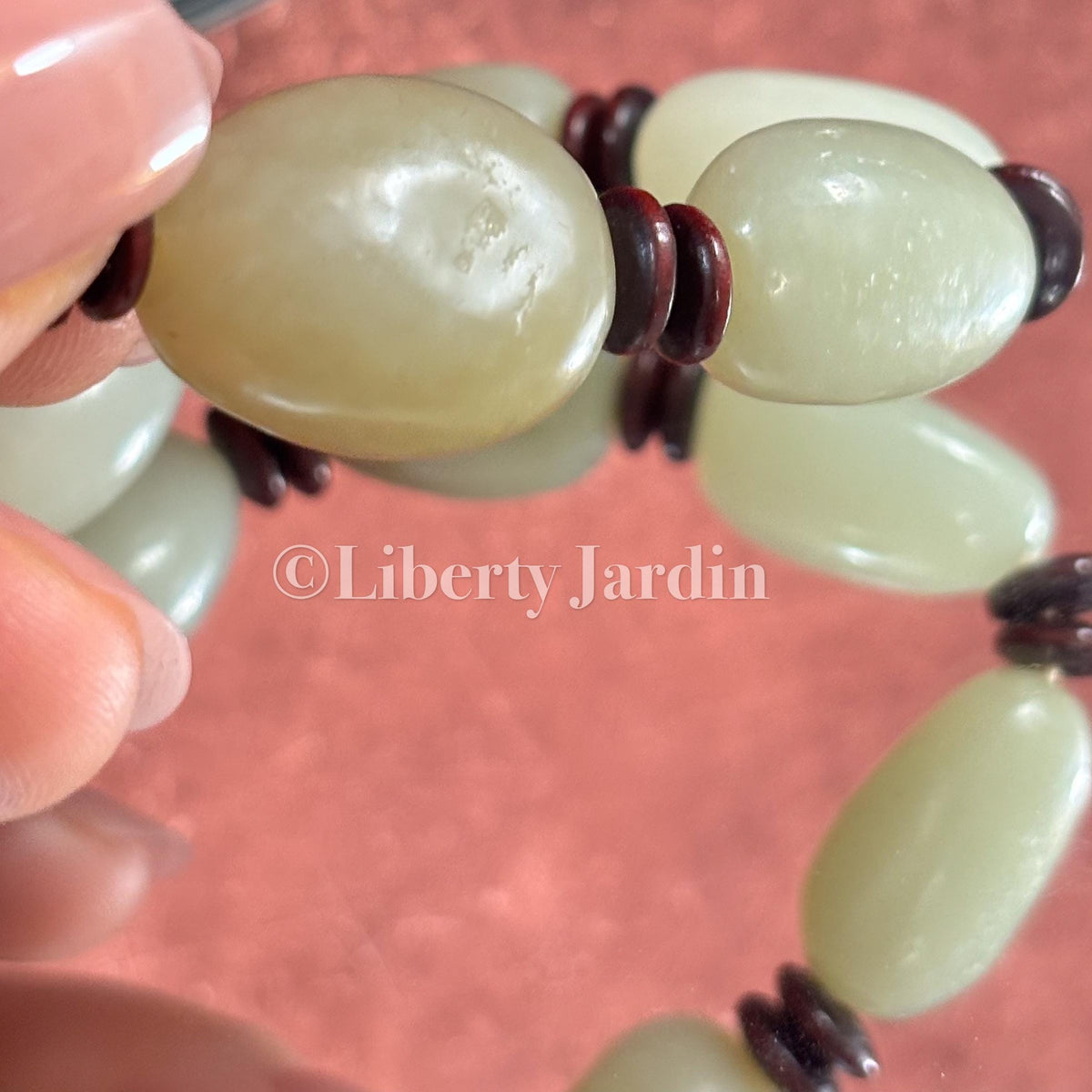 Seed Jade Natural Nephrite, Untreated Men Women Gemstone Jewellery, Beaded Bracelet, Sustainable Handmade Accessories