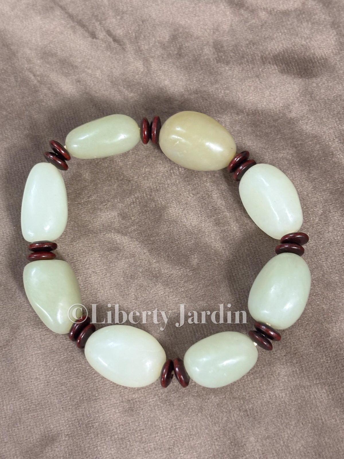 Seed Jade Natural Nephrite, Untreated Men Women Gemstone Jewellery, Beaded Bracelet, Sustainable Handmade Accessories