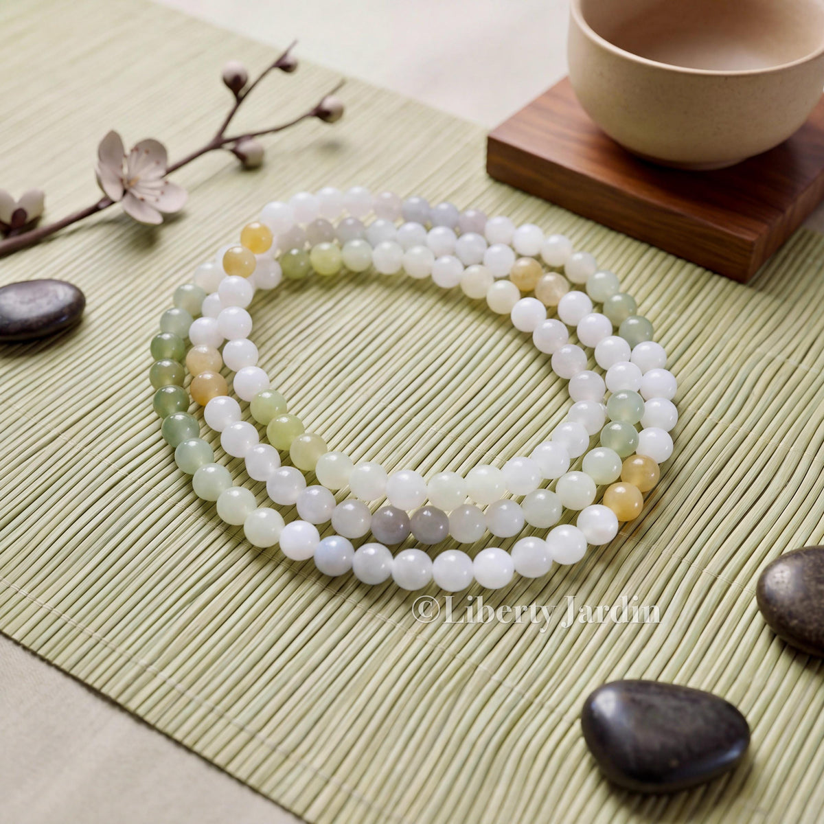 Natural Nephrite Jade Necklace, Anniversary Special Occasion, Gemstone Jewellery, Beaded Bracelet, Multicolour Handmade Accessories