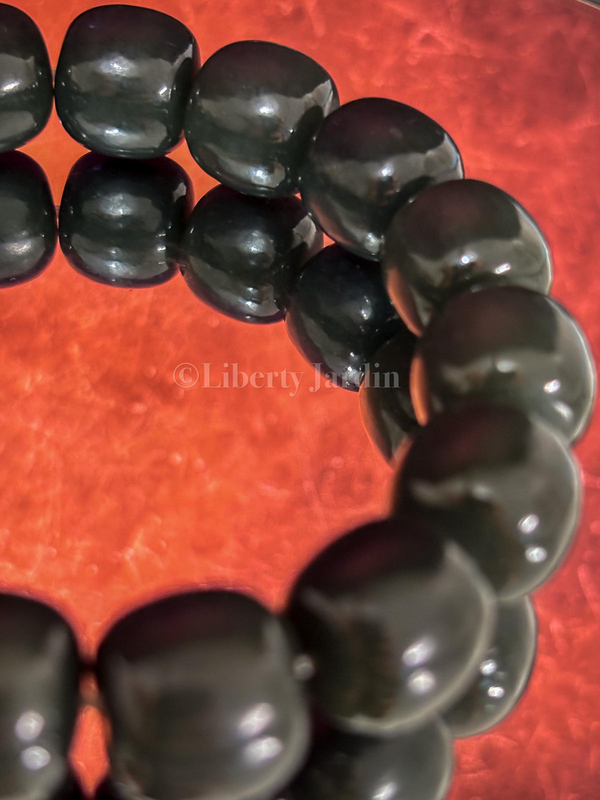 Seed Jade Nephrite Men Women Bracelet, Untreated Gemstone Jewellery, Beaded Bracelet, Sustainable Handmade Accessories