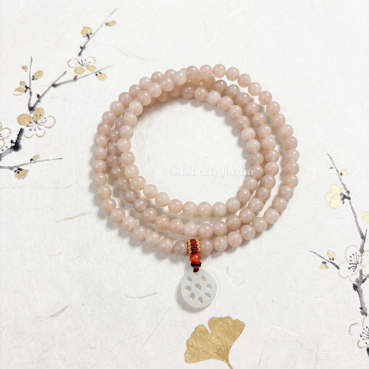 Pastel Beige Natural Nephrite Bracelet, Beaded Necklace Accessories, Sustainable Accessories, Precious Gemstone, Handmade Jewellery