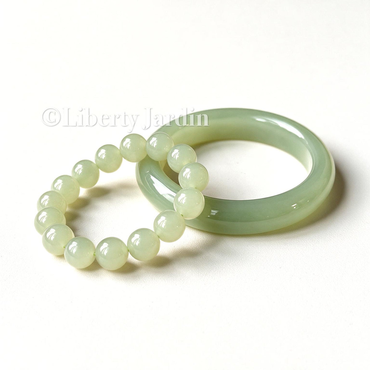 Pre-Order SET, Icy Nephrite Bangle Bracelet, Natural Non-treated Gemstone Fine Jewellery, Special Occasion Accessories